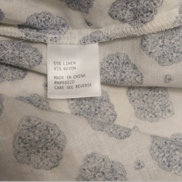 St Tropez West Navy Blue and White Cap Sleeve Pull On Top Size M - Picture 5 of 6